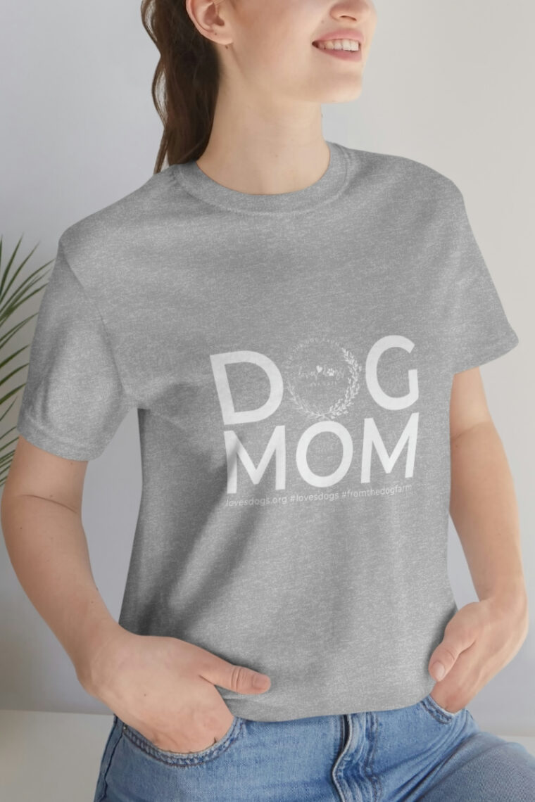 Dog Mom Unisex Jersey Short Sleeve Tee - Image 33