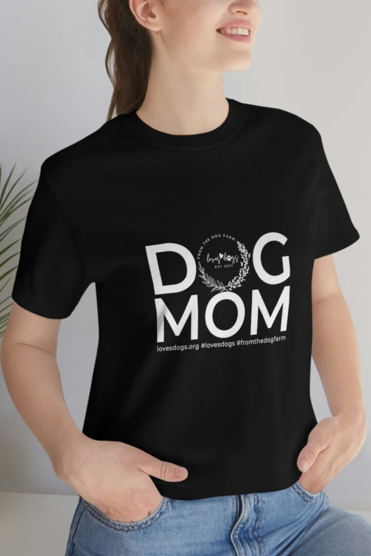 Dog Mom Unisex Jersey Short Sleeve Tee - Image 15