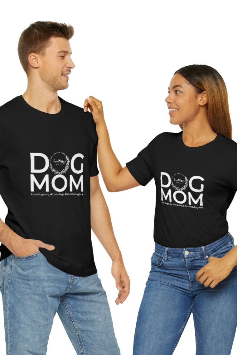 Dog Mom Unisex Jersey Short Sleeve Tee - Image 18