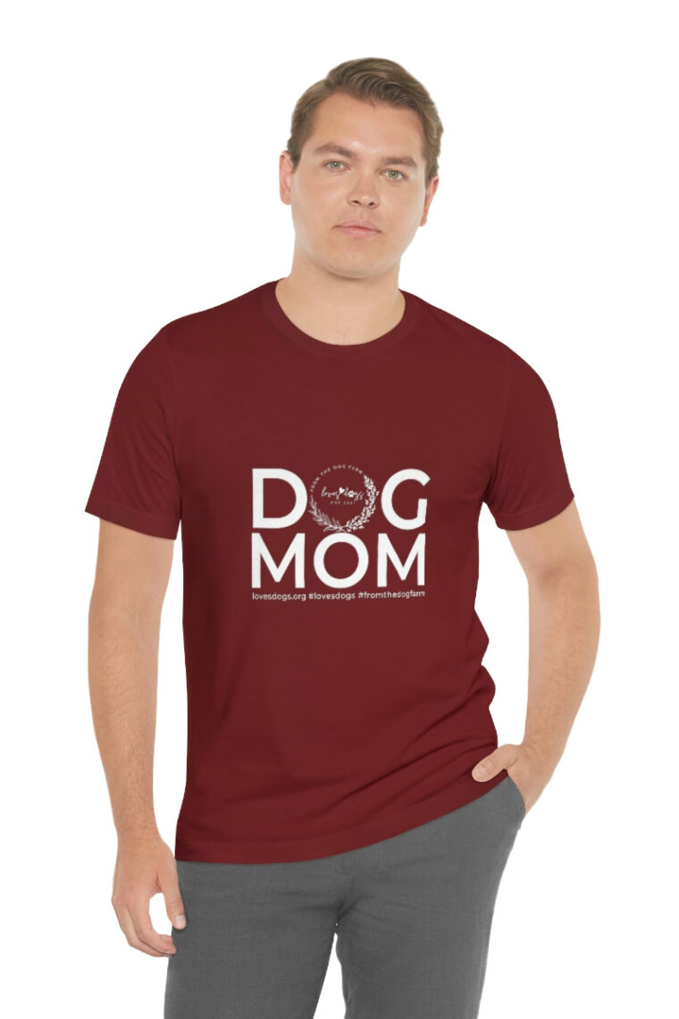 Dog Mom Unisex Jersey Short Sleeve Tee - Image 59