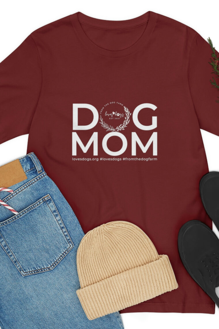 Dog Mom Unisex Jersey Short Sleeve Tee - Image 61