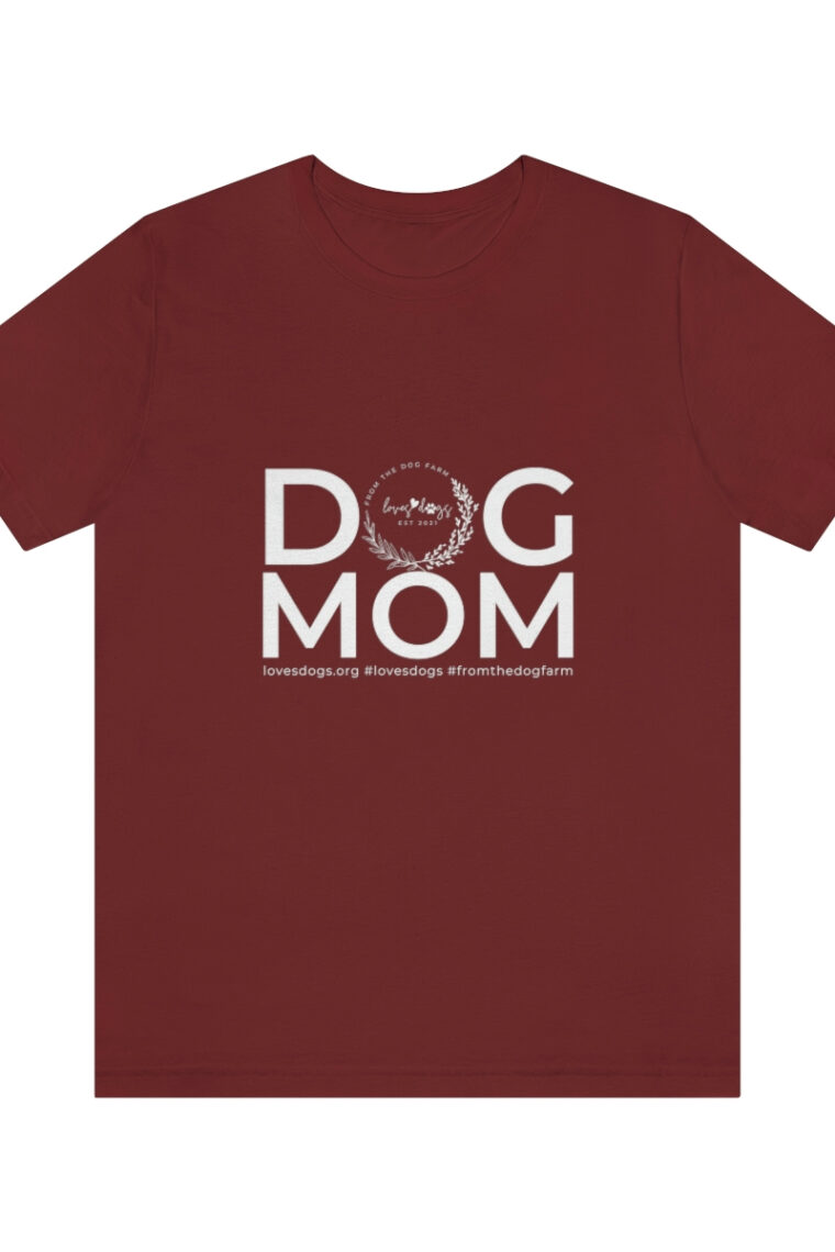 Dog Mom Unisex Jersey Short Sleeve Tee - Image 55