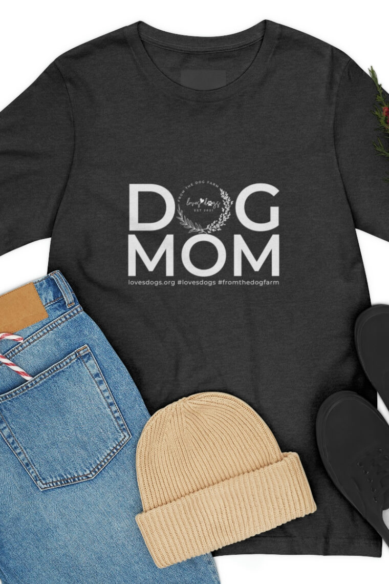 Dog Mom Unisex Jersey Short Sleeve Tee - Image 43