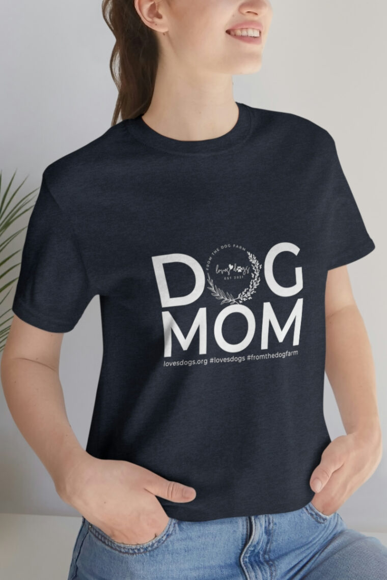 Dog Mom Unisex Jersey Short Sleeve Tee - Image 51