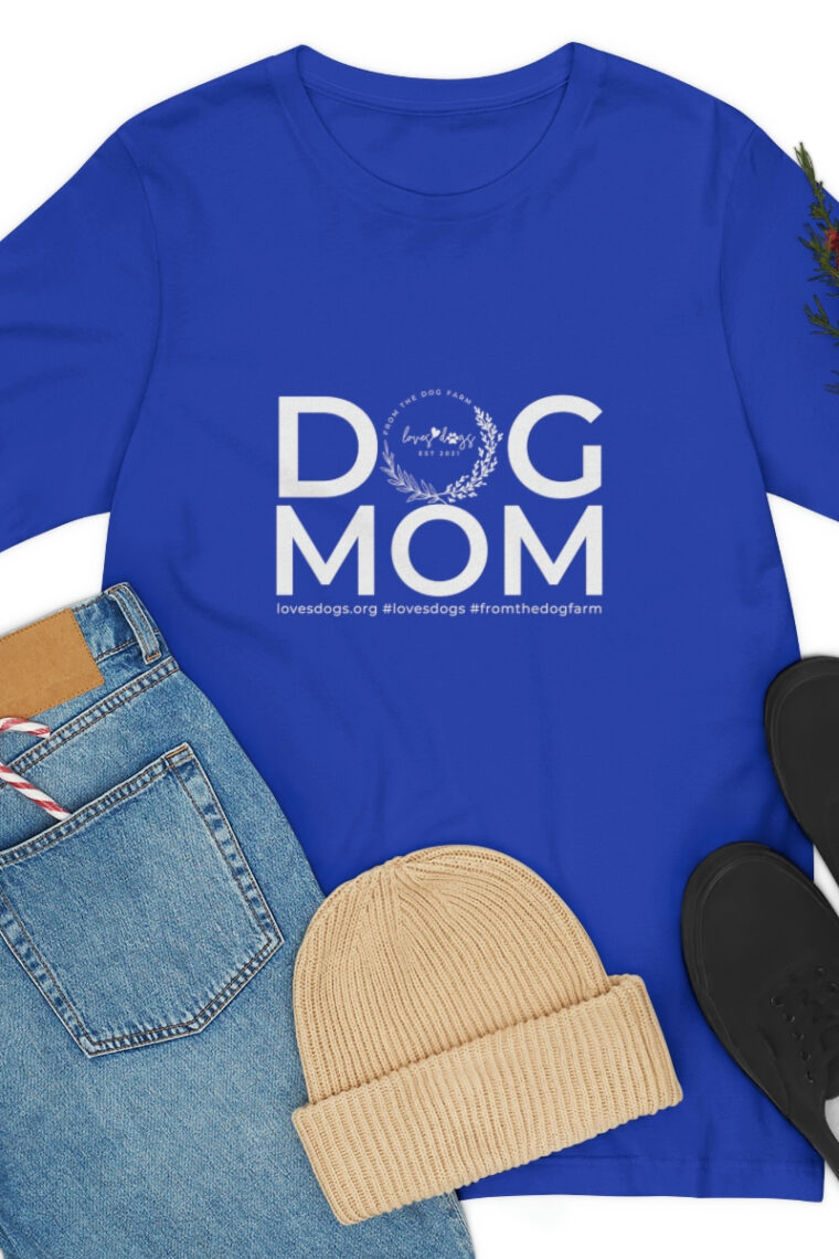 Dog Mom Unisex Jersey Short Sleeve Tee - Image 7