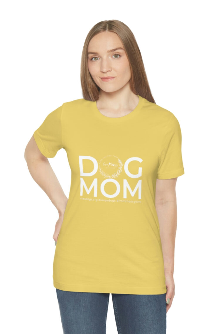 Dog Mom Unisex Jersey Short Sleeve Tee - Image 22