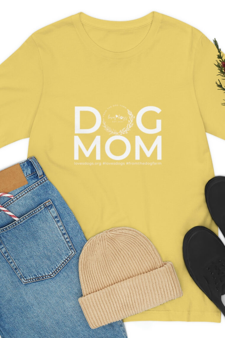 Dog Mom Unisex Jersey Short Sleeve Tee - Image 25