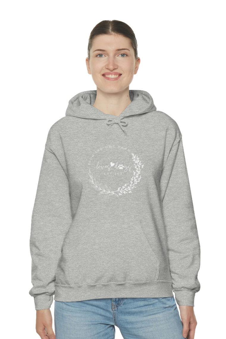 From the Dog Farm White Logo Unisex Heavy Blend™ Hooded Sweatshirt - Image 20