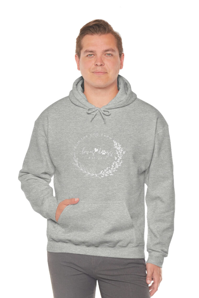 From the Dog Farm White Logo Unisex Heavy Blend™ Hooded Sweatshirt - Image 21