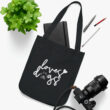 Loves Dogs (white logo) Organic Canvas Tote Bag - Image 7