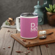 Dog Mom (white logo) Insulated Coffee Mug, 10oz - Image 6