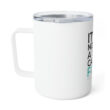 It's Nothing A Dog Can't Fix (black writing) Insulated Coffee Mug, 10oz - Image 3