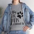"I Like Big Mutts And I Cannot Lie" Unisex Heavy Cotton Tee - Image 45
