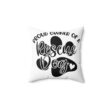 "Proud Owner Of A Rescue Dog" Spun Polyester Square Pillow - Image 4