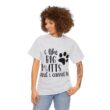 "I Like Big Mutts And I Cannot Lie" Unisex Heavy Cotton Tee - Image 3