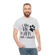 "I Like Big Mutts And I Cannot Lie" Unisex Heavy Cotton Tee - Image 5