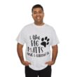 "I Like Big Mutts And I Cannot Lie" Unisex Heavy Cotton Tee - Image 8