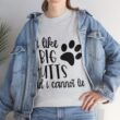 "I Like Big Mutts And I Cannot Lie" Unisex Heavy Cotton Tee - Image 9