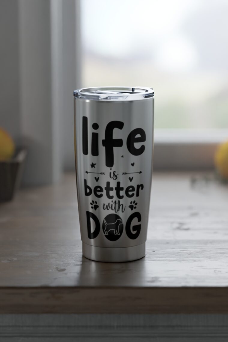 Life Is Better With Dog Vagabond 20oz Tumbler